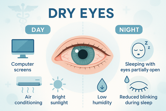 Why Do I Wake Up with Dry Eyes? The COMPLETE Nighttime Guide