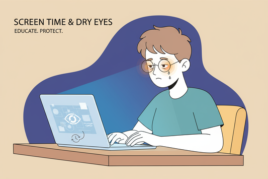 How Screen Time Causes Dry Eyes (and Simple Habits to Fix It)